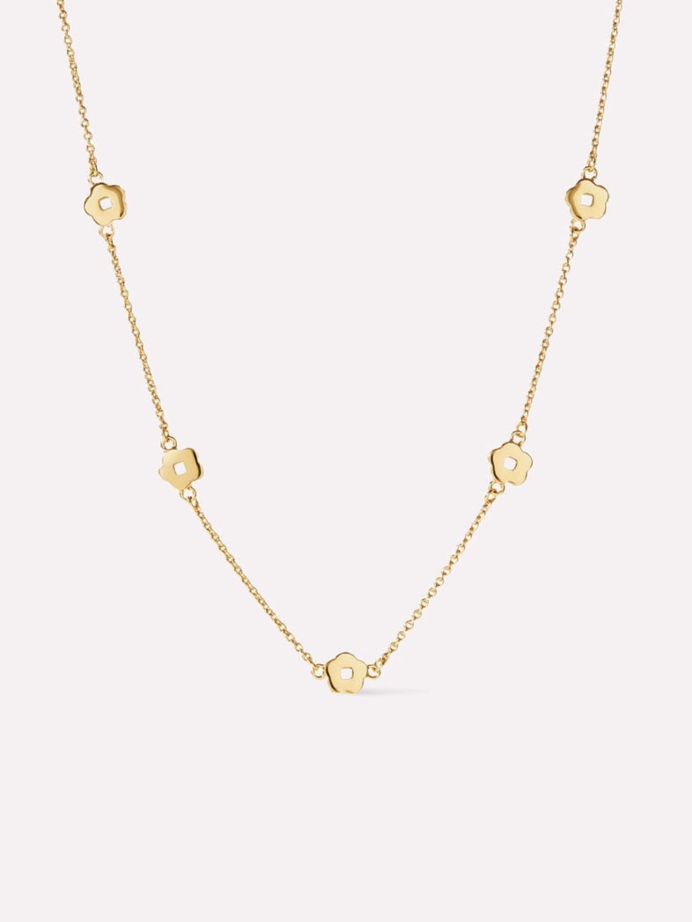 Ana Luisa gold flower necklace